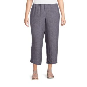 Eileen Fisher Petite Crop Straight Leg Pants